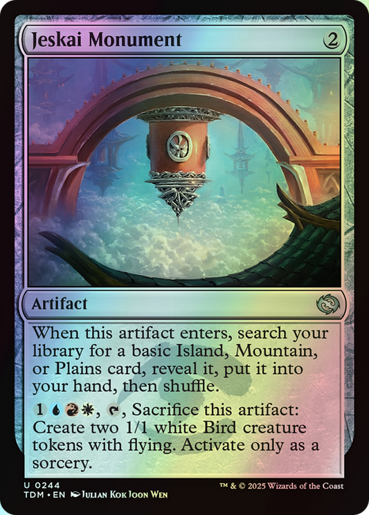 Jeskai Monument (TDM) #244 [EN/F] s/o