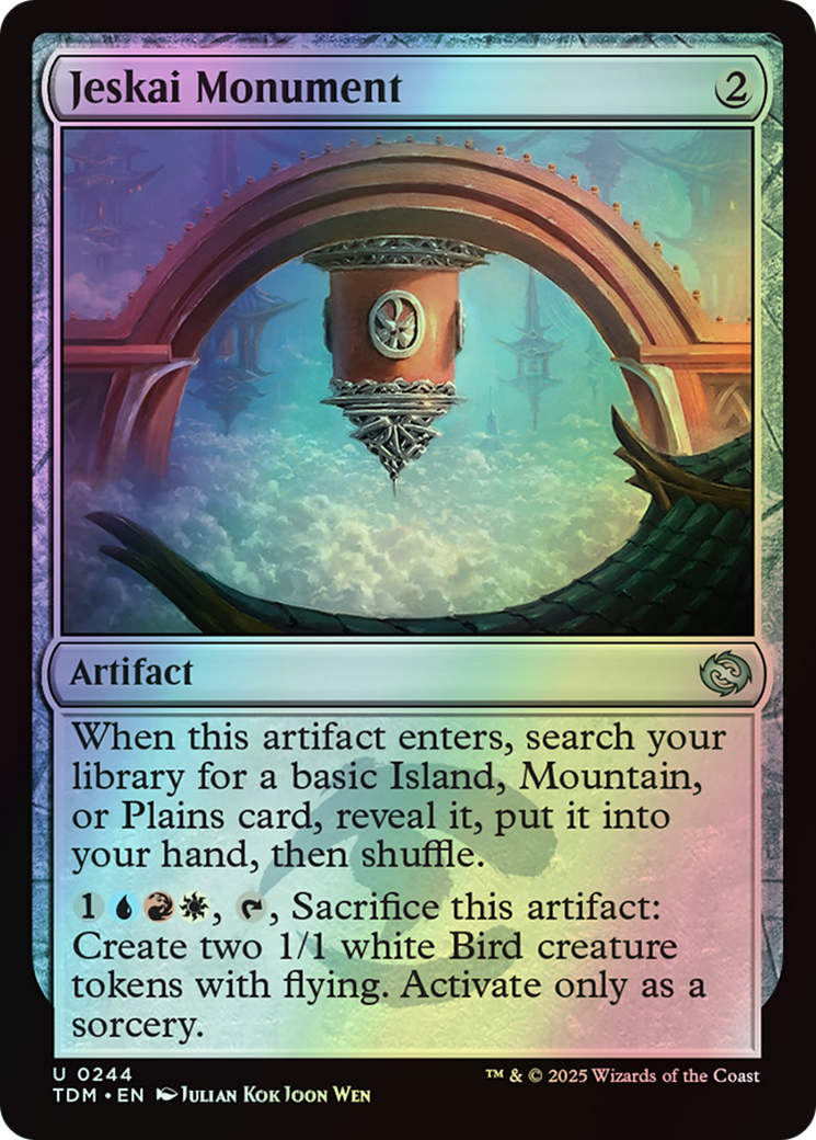 Jeskai Monument (TDM) #244 [EN/F] s/o