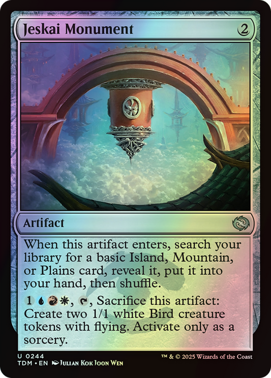 Jeskai Monument (TDM) #244 [EN/F] s/o