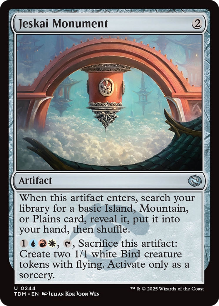 Jeskai Monument (TDM) #244 [EN/N]
