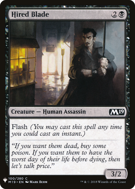 Hired Blade (PLST) #M19-100 [EN/N]