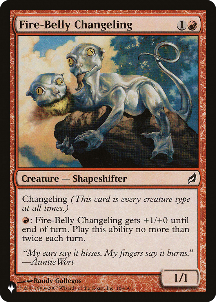 Fire-Belly Changeling (PLST) #LRW-164 [EN/N]
