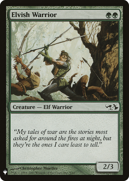 Elvish Warrior (PLST) #DD1-5 [EN/N]