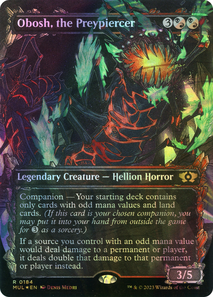Obosh, the Preypiercer - Halo Foil (MUL) #184 [EN/F]