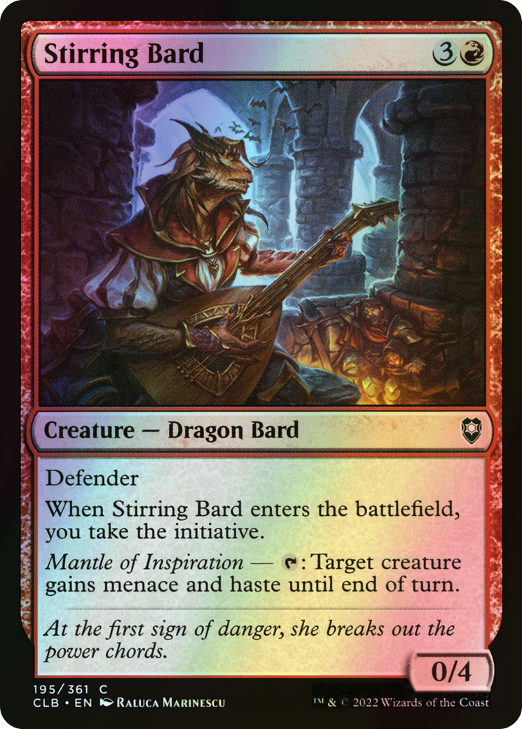 Stirring Bard (CLB) #195 [EN/F]