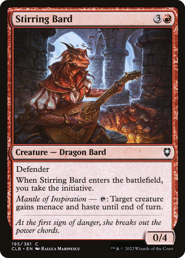 Stirring Bard (CLB) #195 [EN/N] s/o