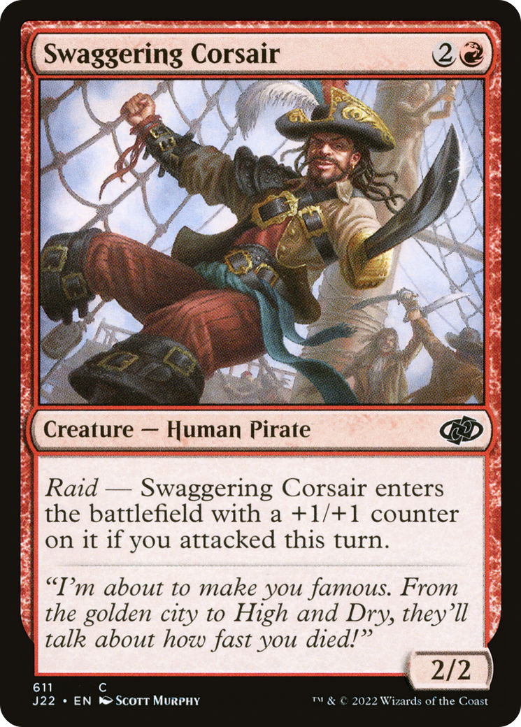 Swaggering Corsair (J22) #611 [EN/N]