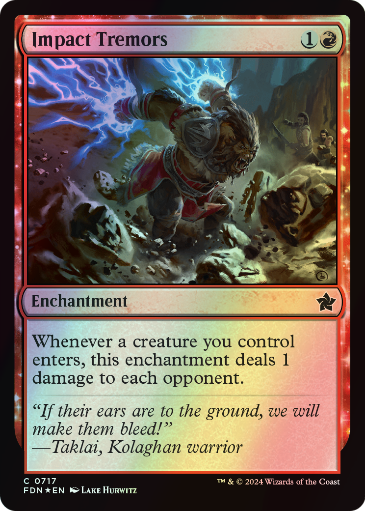 Impact Tremors (FDN) #717 [EN/F] s/o