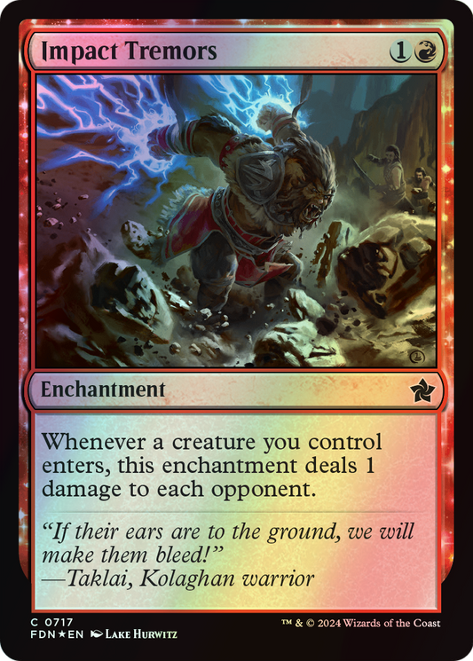 Impact Tremors (FDN) #717 [EN/F] s/o