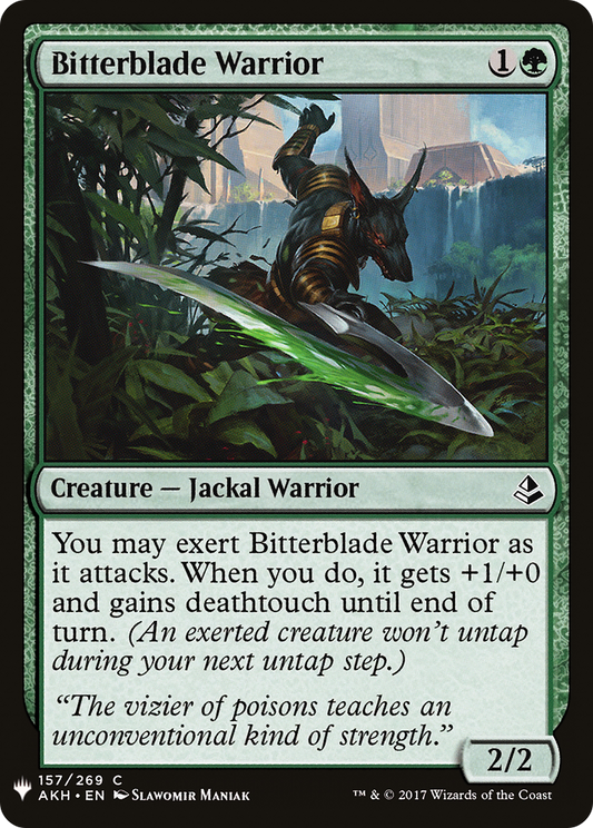 Bitterblade Warrior (PLST) #AKH-157 [EN/N]