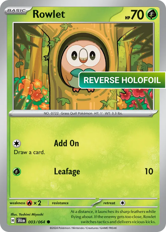 Rowlet (SFA) #003 [EN/R] s/o