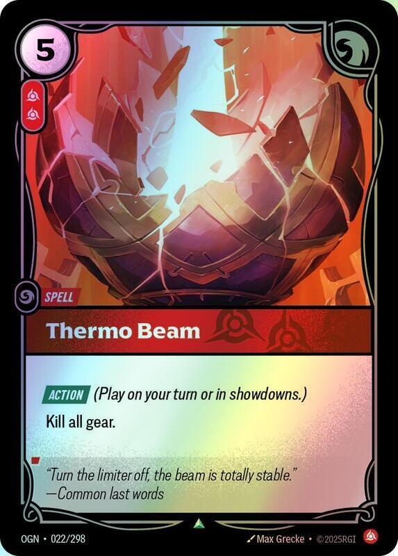 Thermo Beam (OGN) #022 [EN/F]