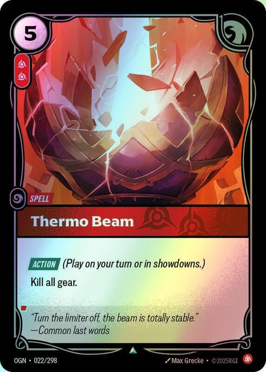 Thermo Beam (OGN) #022 [EN/F]
