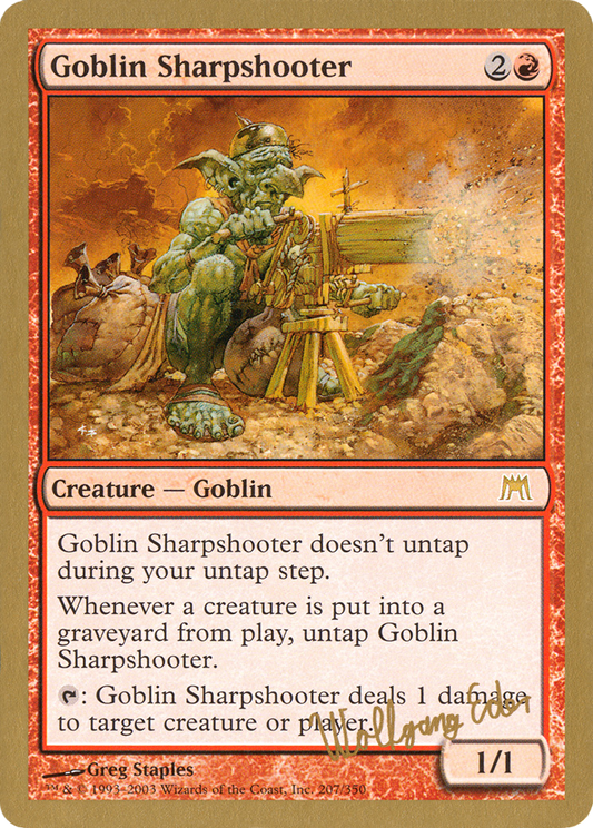 Goblin Sharpshooter (WC03) #we207 [EN/N] s/o