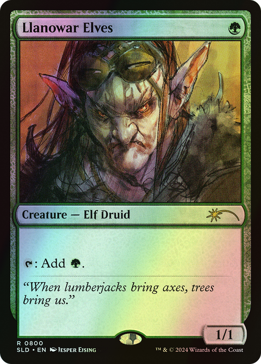 Llanowar Elves (SLD) #800 [EN/F]