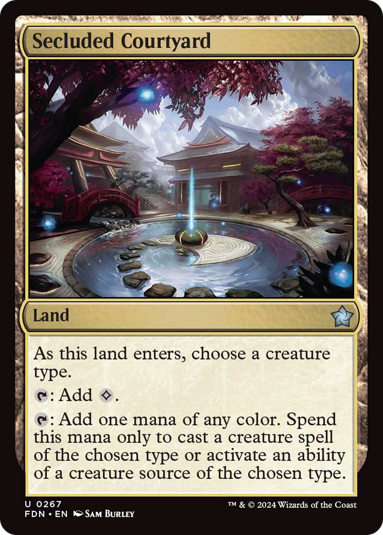 Secluded Courtyard (FDN) #267 [EN/N] s/o