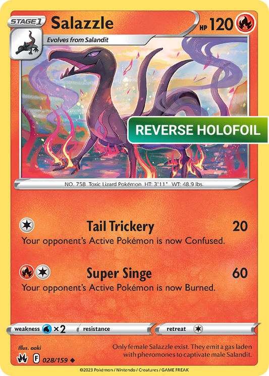 Salazzle (CRZ) #028 [EN/R] s/o