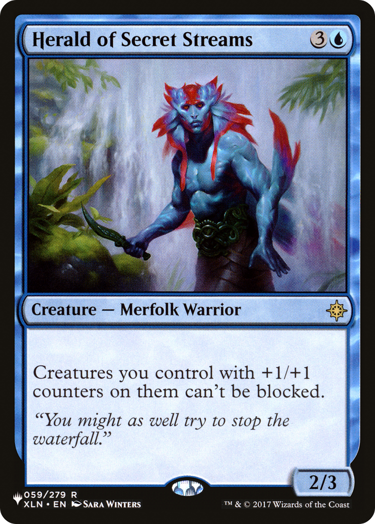 Herald of Secret Streams (PLST) #XLN-59 [EN/N] s/o