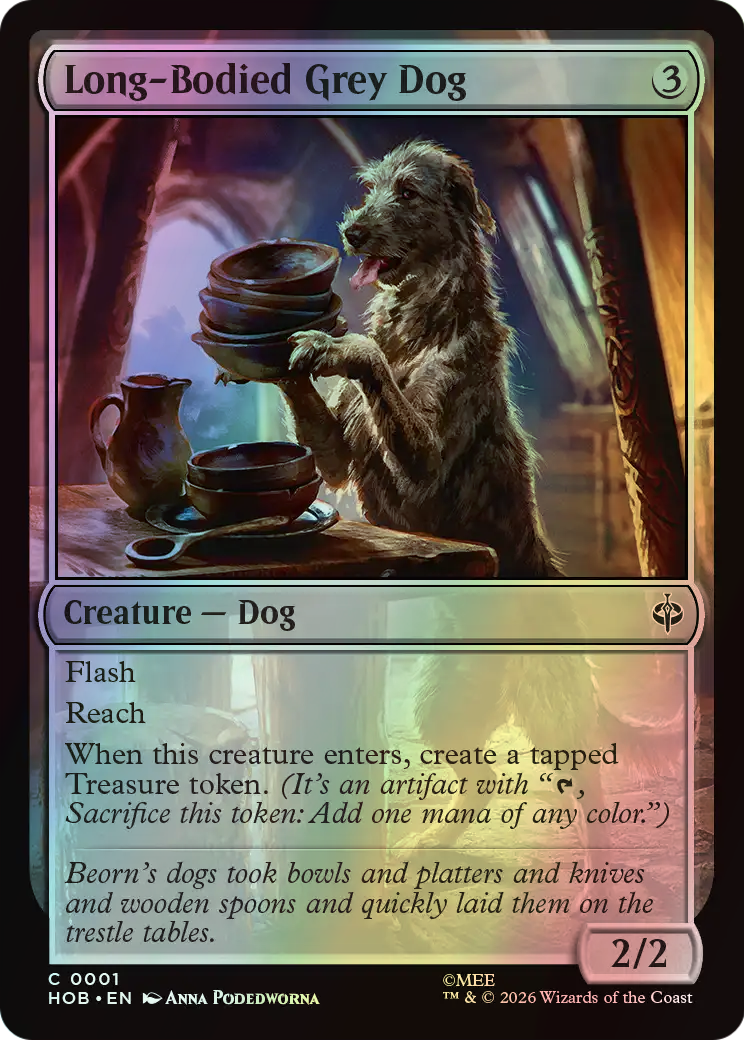 Long-Bodied Grey Dog (HOB) #1 [EN/F]
