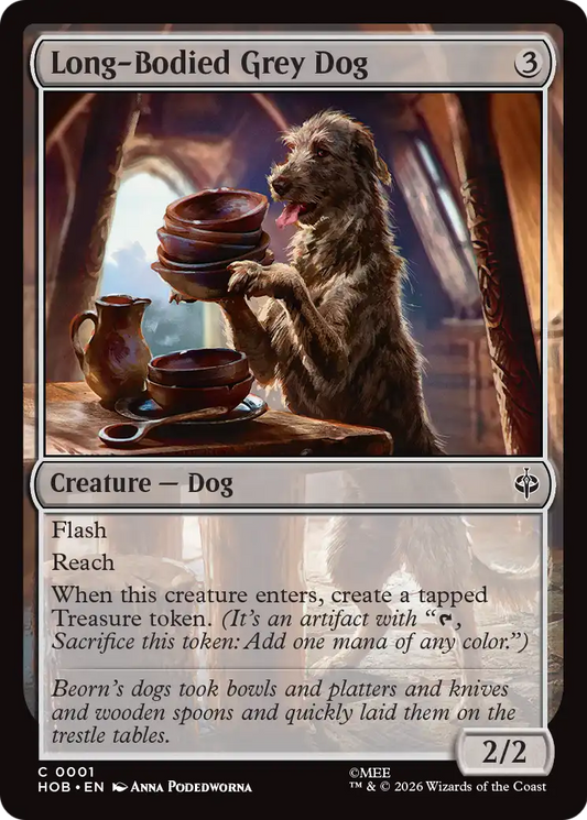 Long-Bodied Grey Dog (HOB) #1 [EN/N]