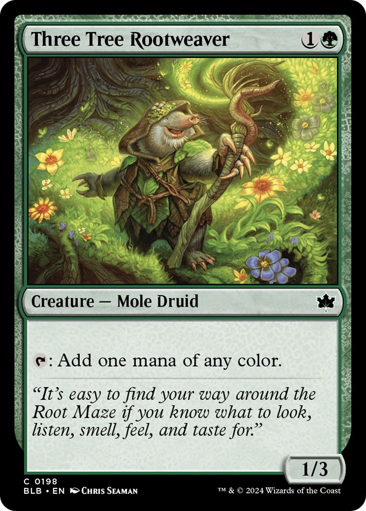 Three Tree Rootweaver (BLB) #198 [EN/N] s/o