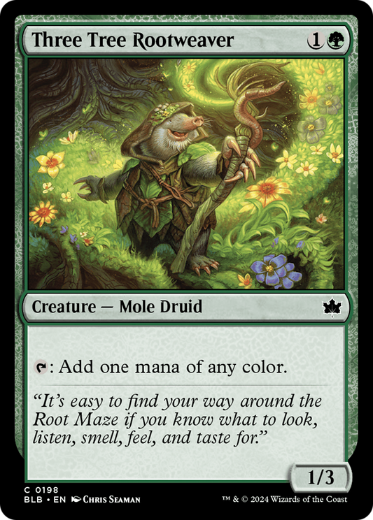 Three Tree Rootweaver (BLB) #198 [EN/N] s/o