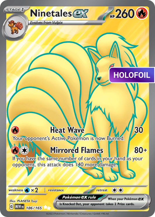 Ninetales ex (MEW) #186 [EN/H]