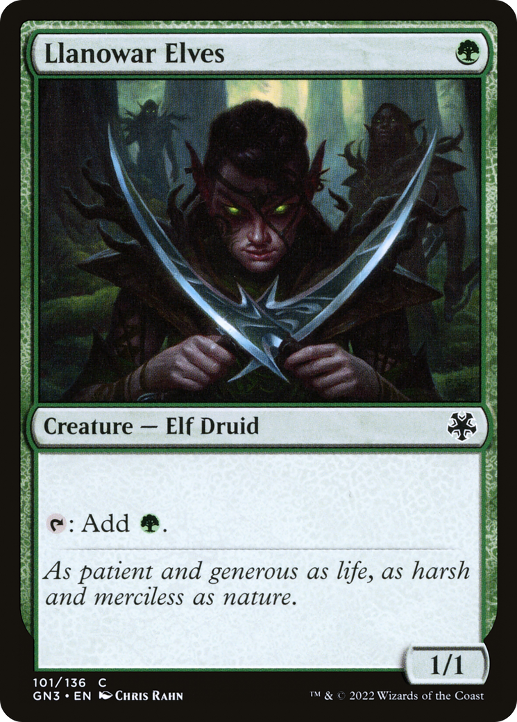 Llanowar Elves (GN3) #101 [EN/N]
