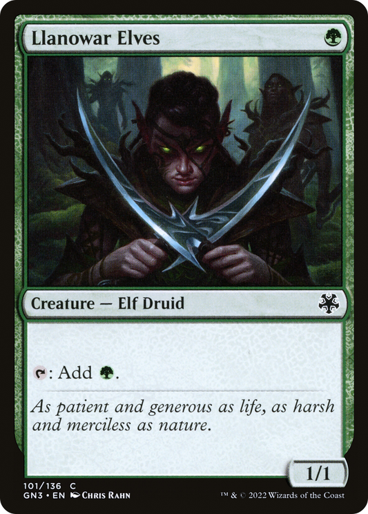 Llanowar Elves (GN3) #101 [EN/N]