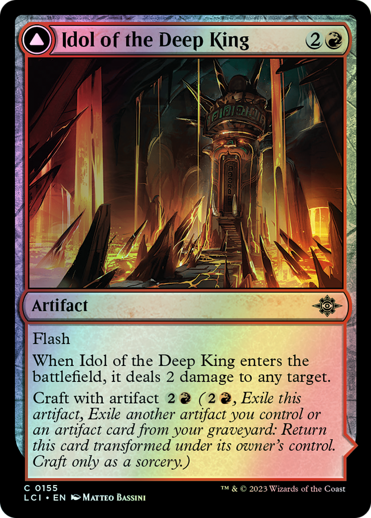 Idol of the Deep King // Sovereign's Macuahuitl (LCI) #155 [EN/F]