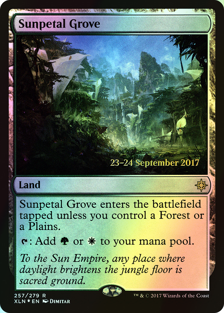 Sunpetal Grove (PXLN) #257s [EN/F] s/o