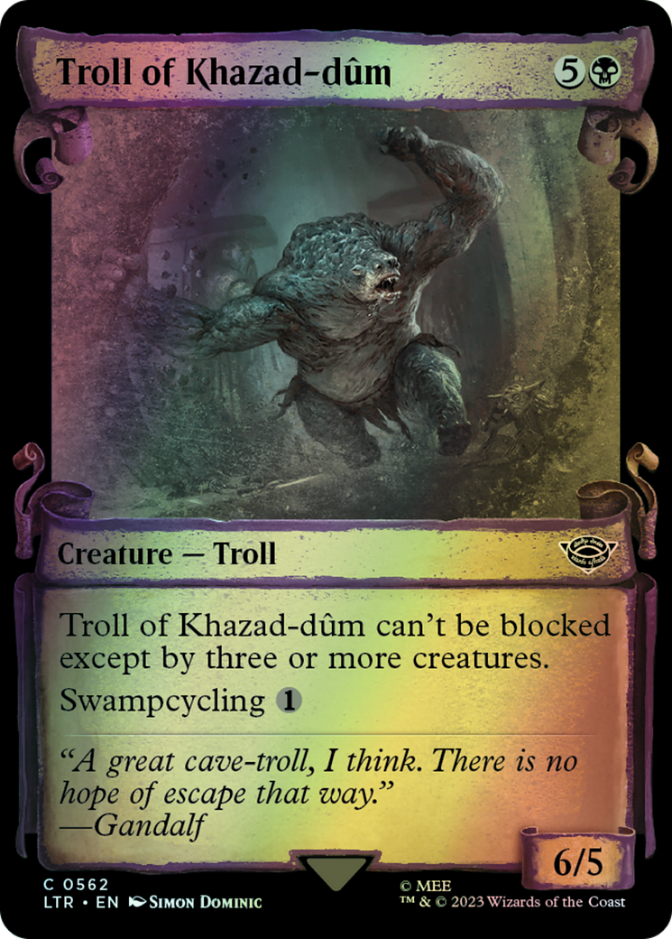 Troll of Khazad-dûm - Silver Foil (LTR) #562 [EN/F] s/o