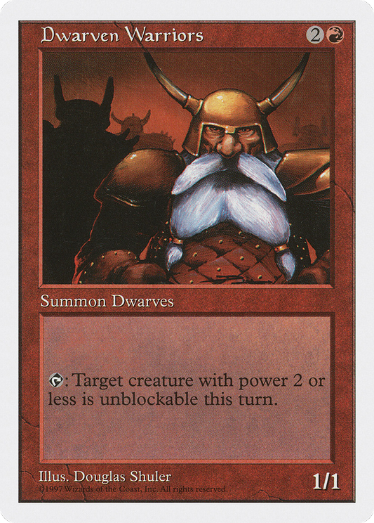 Dwarven Warriors (5ED) #222 [EN/N] s/o