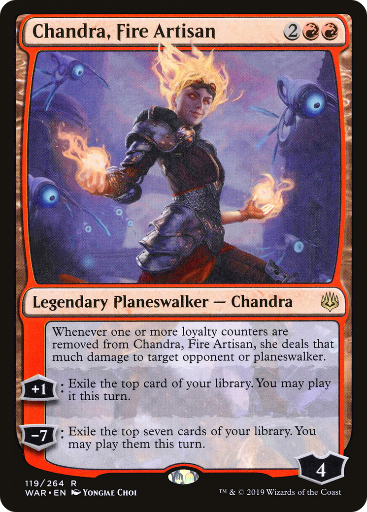 Chandra, Fire Artisan (WAR) #119 [EN/N]