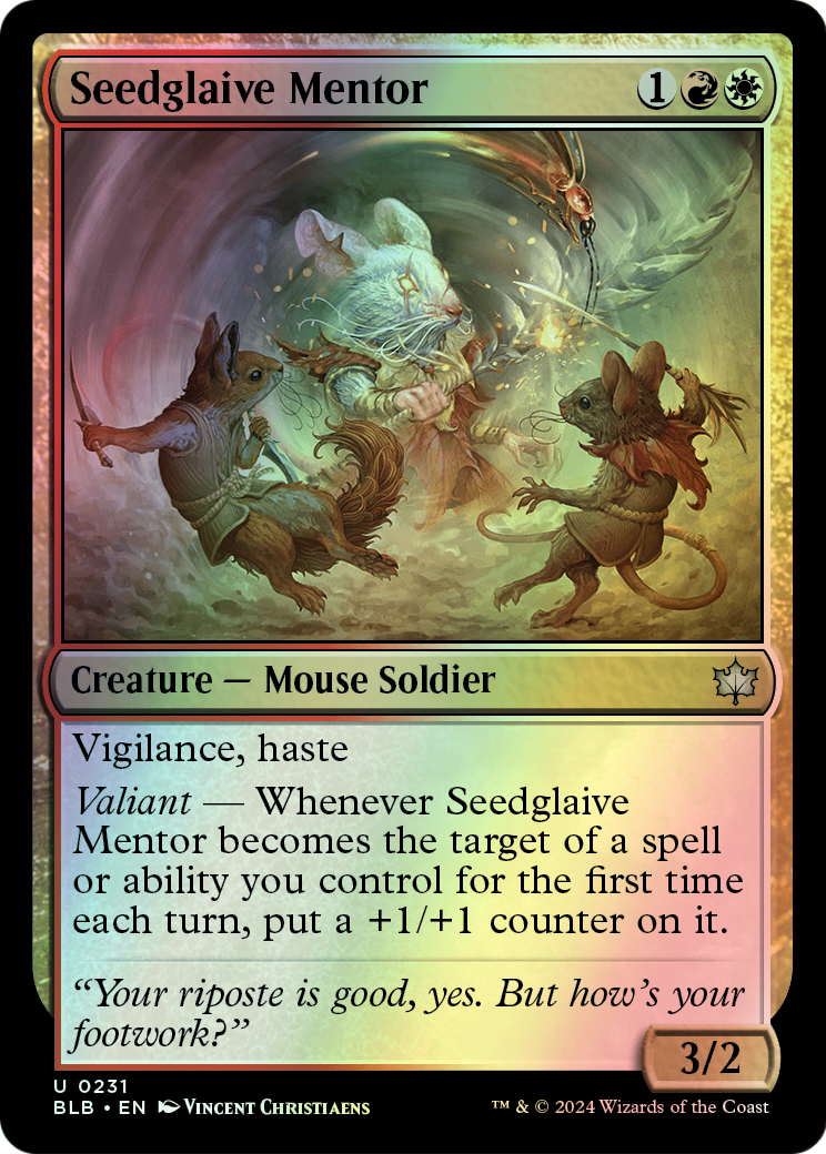 Seedglaive Mentor (BLB) #231 [EN/F] s/o