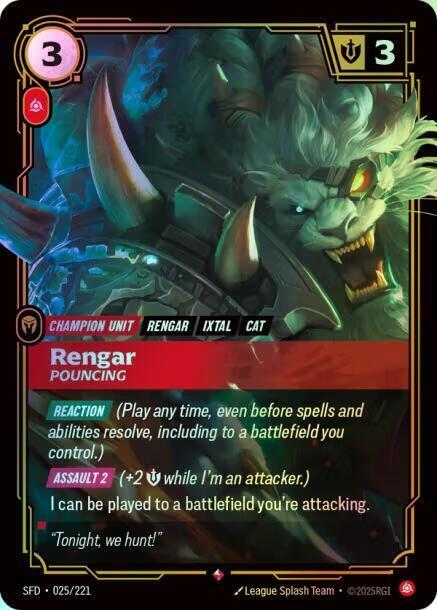 Rengar - Pouncing (SFD) #025 [EN/F]