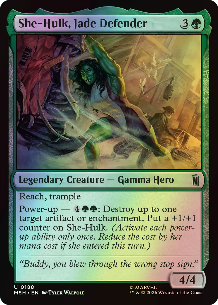 She-Hulk, Jade Defender (MSH) #188 [EN/F]