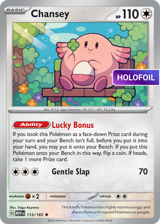 Chansey (MEW) #113 [EN/H]