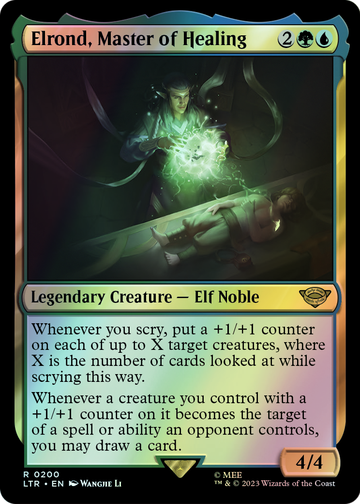 Elrond, Master of Healing (LTR) #200 [EN/F] s/o