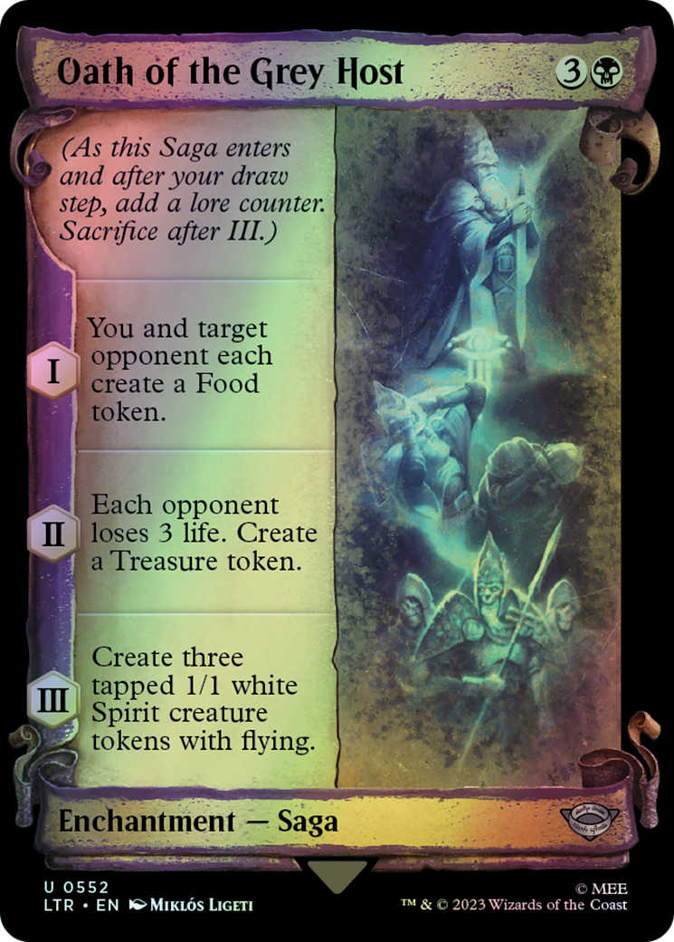 Oath of the Grey Host - Silver Foil (LTR) #552 [EN/F]