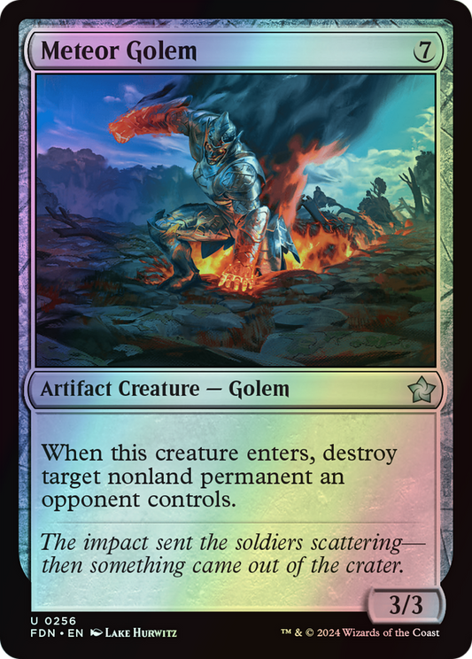 Meteor Golem (FDN) #256 [EN/F] s/o