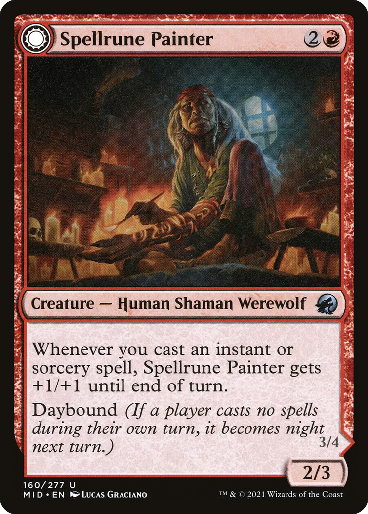 Spellrune Painter // Spellrune Howler (MID) #160 [EN/N]