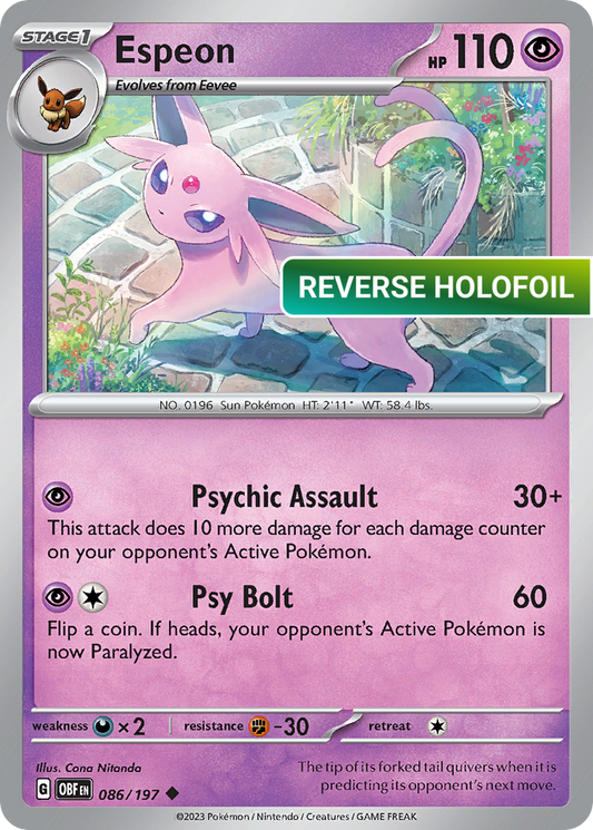 Espeon (OBF) #086 [EN/R] s/o