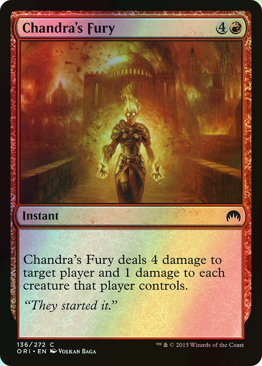 Chandra's Fury (ORI) #136 [EN/F]
