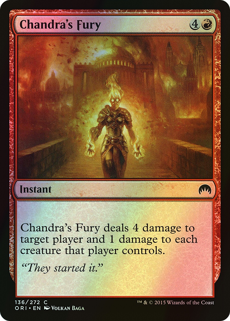 Chandra's Fury (ORI) #136 [EN/F]
