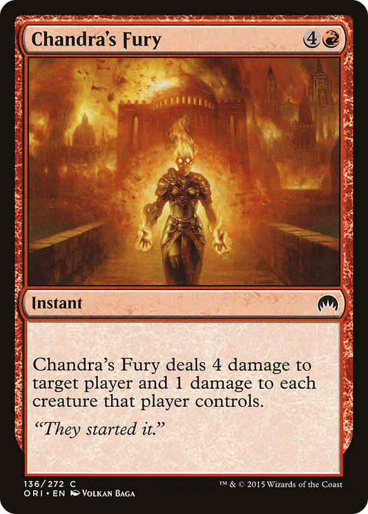 Chandra's Fury (ORI) #136 [EN/N]