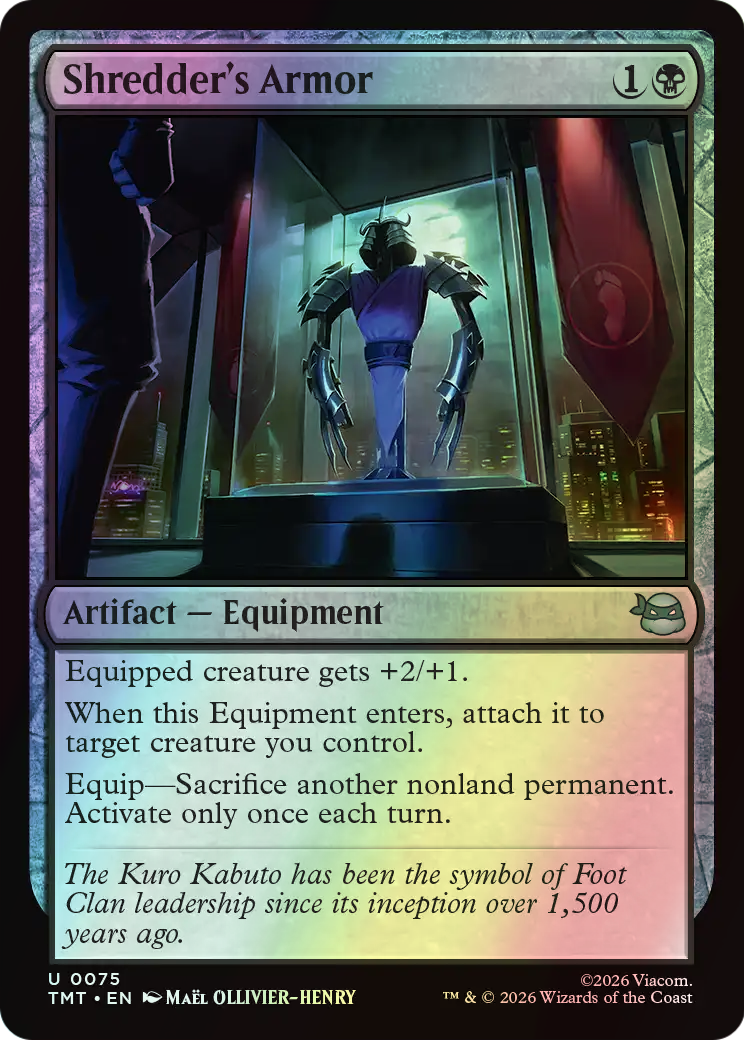 Shredder's Armor (TMT) #75 [EN/F]