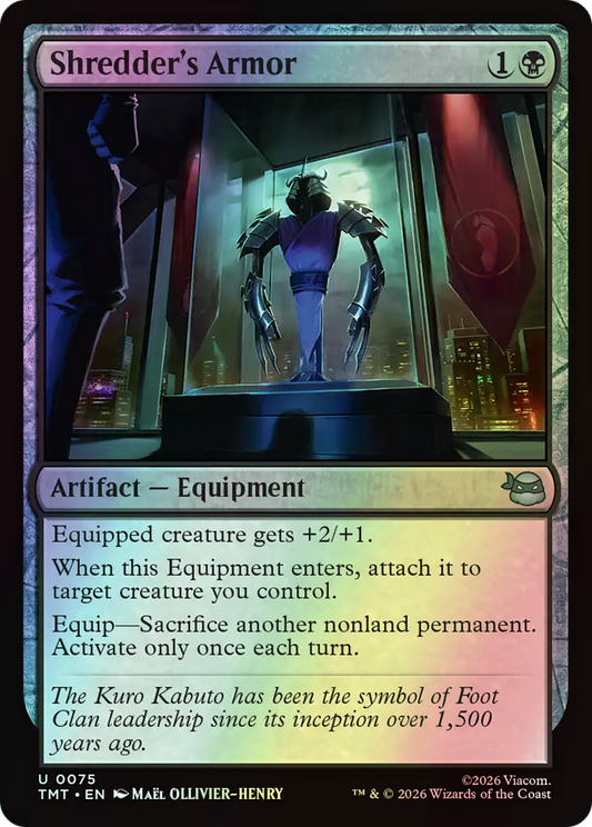Shredder's Armor (TMT) #75 [EN/F]