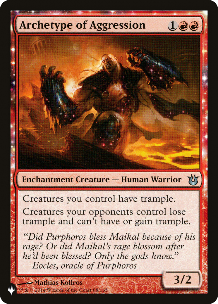 Archetype of Aggression (PLST) #BNG-88 [EN/N]