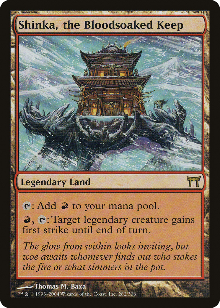 Shinka, the Bloodsoaked Keep (CHK) #282 [EN/N] s/o